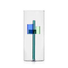 IRIS Vaso 3 Blu | Vasi in vetro design Ichendorf Milano - 09313091