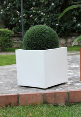 Vaso Millennium Cubo 39X39 | Vasi di design in plastica per esterno - CONFIG0350