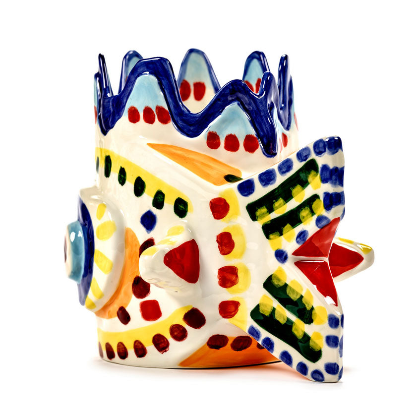 Vaso 01 Mix Sicily |  Vaso in Ceramica Colorata Designer Ottolenghi - Ivo Bisignano by Serax - B8922011