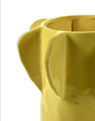 Vaso Molly 01 Small Giallo Ø 25 X H 24 CM | Vasi in ceramica design Marie Michielssen per Serax
