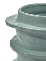 Vaso Molly 03 Small Azzurro Ø 20 X H 29 CM | Vasi in ceramica design Marie Michielssen per Serax
