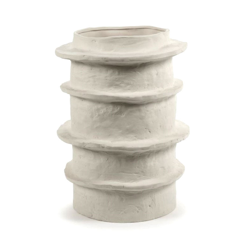 Vaso Molly 03 Small Ceramica Beige &Oslash; 20,5 X H 29 CM | Vasi in ceramica design Marie Michielssen per Serax - B7323005