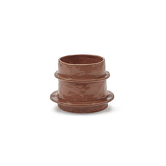 Vaso Molly 04 Small Arancione Ø 19,5 X H 15,5 CM | Vasi in ceramica design Marie Michielssen per Serax