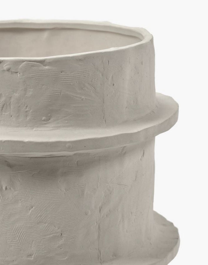 Vaso Molly 04 Small Ceramica Beige &Oslash; 19,5X H 15,5 CM | Vasi in ceramica design Marie Michielssen per Serax - B7323006