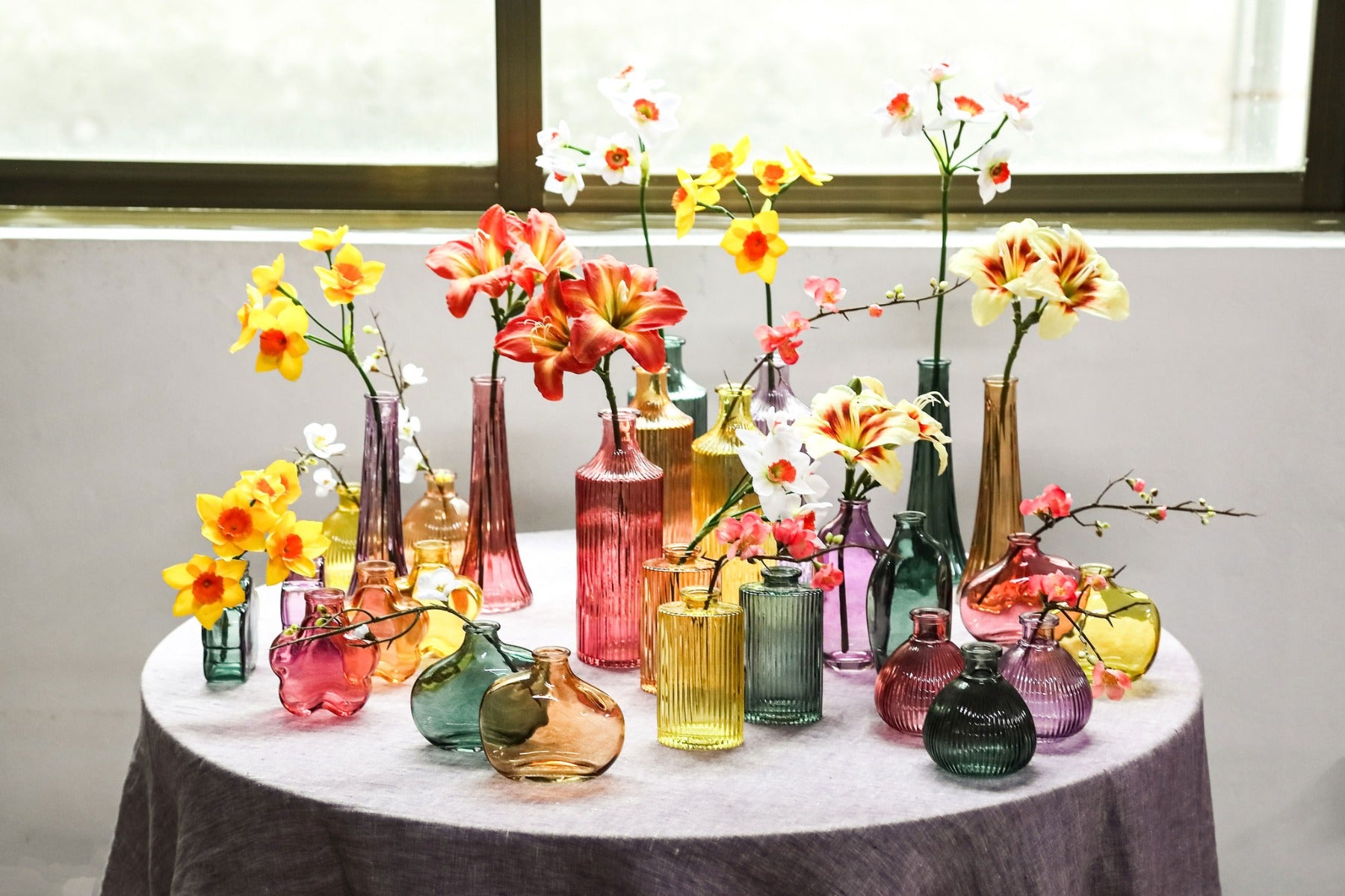 Vaso Mussarat in Vetro Organico Viola S &ndash; Eleganza e Design per la Tua Casa - 725540