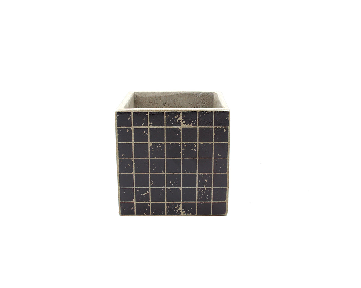 Cachepot Marie Mosaico Blu H11: vasi in cemento Serax - B7217001_Blu