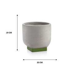 Vaso Design Rosamar 02 Grigio/Verde Kris Van Assche Serax - Gres e Cemento