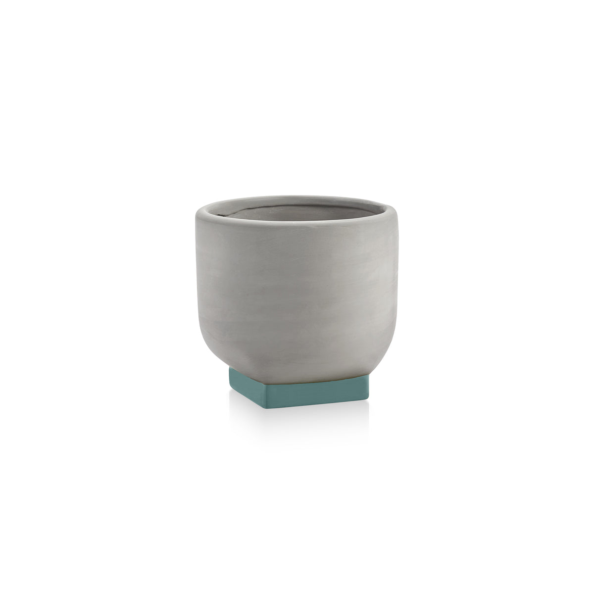 Vaso Design Rosamar 02 Grigio/Turchese Kris Van Assche Serax - Gres e Cemento