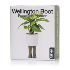 Vaso Stivale Wellington Verde - Vasi in Ceramica Bitten Design