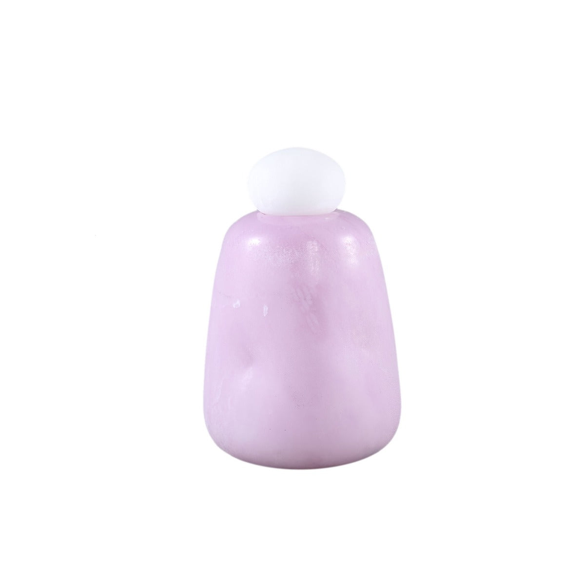 Vaso Karlie Viola con Tappo Bianco in Vetro Opaco | Vasi di Design in Vetro Colorato - 721817