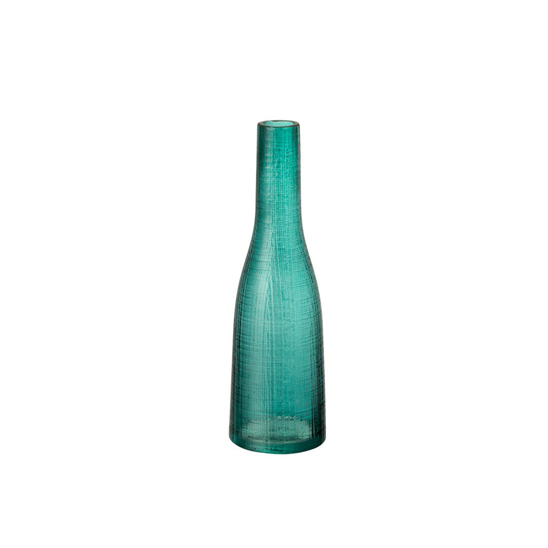 Vaso Mila H30 : Vasi di design in vetro di colore blu - 13980