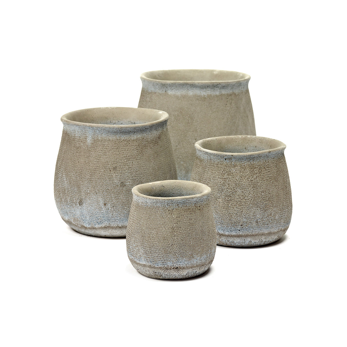 Vaso Jar : Vaso in cemento effetto sacco - CONFIG0265