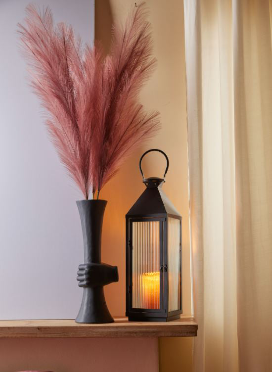 Vaso con mano in ceramica nera  - CONFIG0342