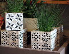 Cachepot Marie Tile: vasi in cemento da esterno o da interno Serax - CONFIG0011