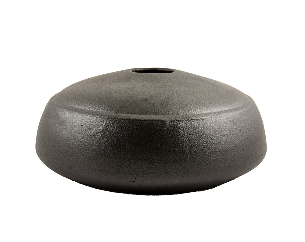 Vaso True in ceramica nera opaca : vasi in ceramica di design - AAR5649ZW