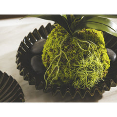 Muschio Zolla Decorativo H 11 x L 26 x P 16 cm – Verde Naturale